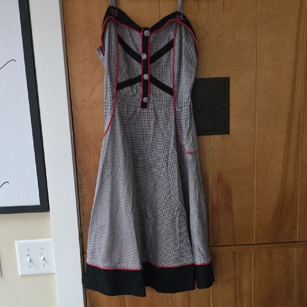 Stylish Black and Red Women's Dress